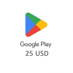 Google 25 USD Play Gift Card